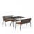 Комплект мебели из иск. ротанга T286A/S139A-W53 Brown Комплект мебели из иск. ротанга T286A/S139A-W53 Brown